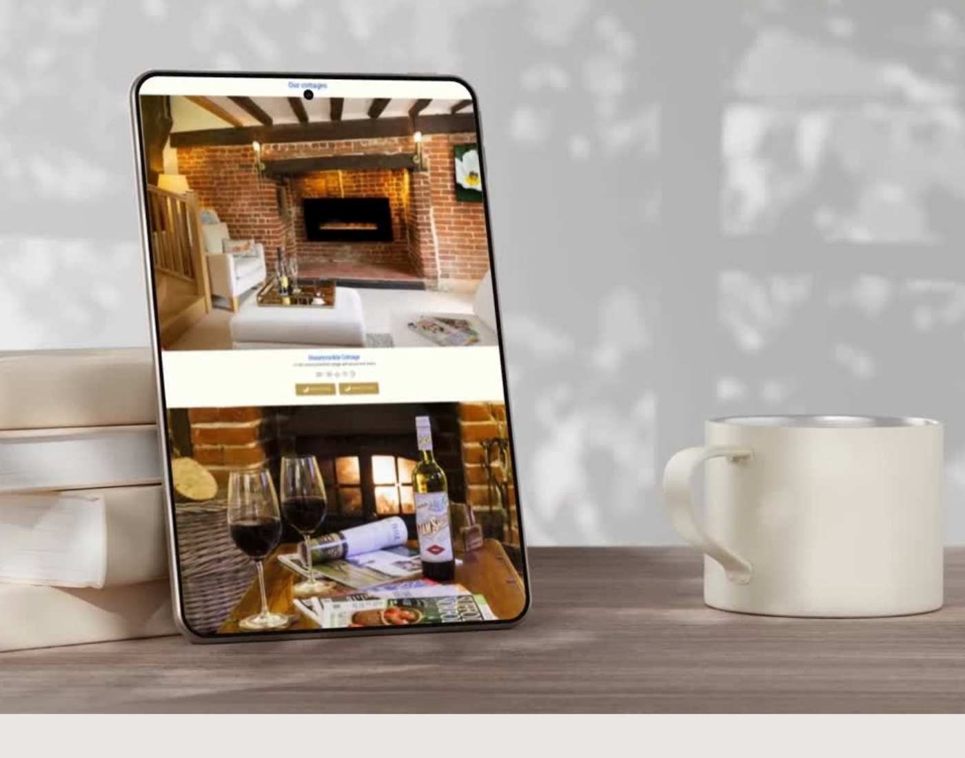 Holiday cottage website showcase
